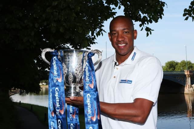 Former England striker Dion Dublin.