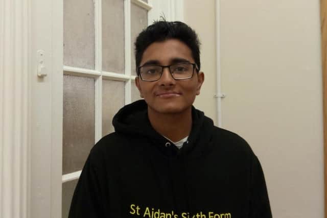 Arun Nair who is set to study architecture.