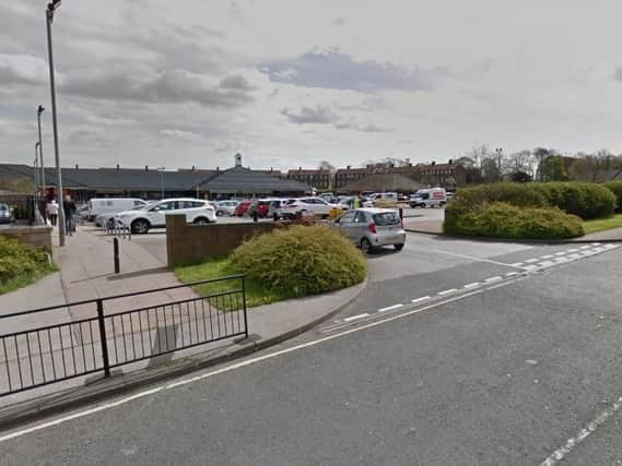 The scene of the collision at Pennywell shops, Sunderland. Picture Google Maps.