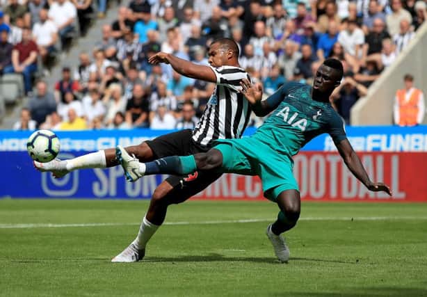 Salomon Rondon on his Newcastle debut against Spurs.