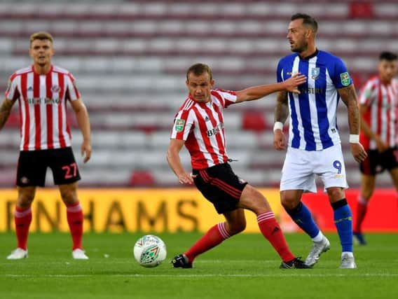 Lee Cattermole in action against Sheffield Wednesday.