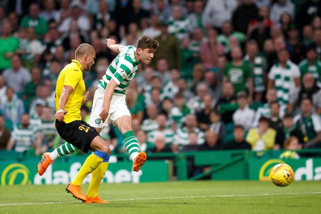 Ryan Christie in action for Celtic.