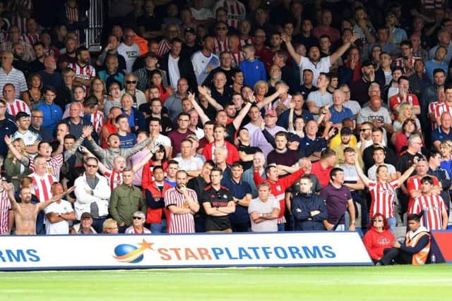 Sunderland took 1,047 travelling fans to their first away game of the season at Luton.