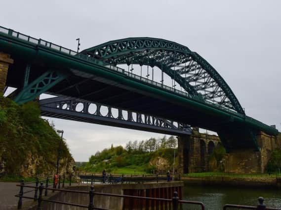 Sunderland Coastguard was called to help a child in the river under the city's Wearmouth Bridge.