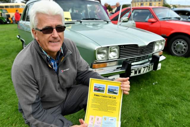 Tony Cansfield with his Reanailt 16TX 1979at the vintage bus and car show held at auburn recreation ground. 27-08-2028 Picture by FRANK REID