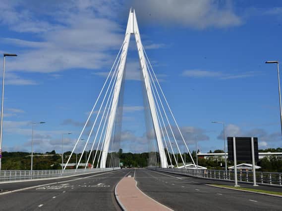 Pedestrians will be able to visit Northern Spire today.