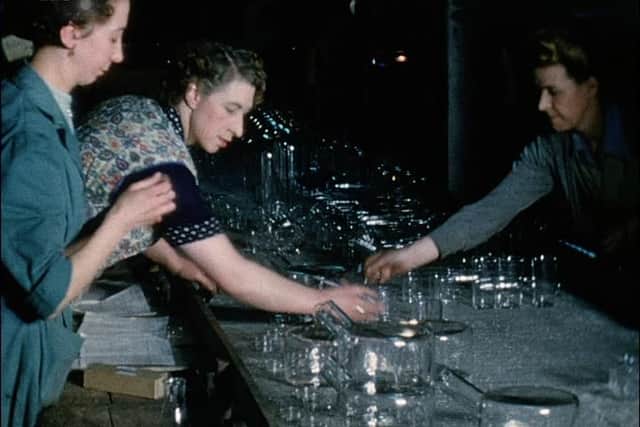 Glassmaking in Sunderland. Still taken from North East Film Archive footage