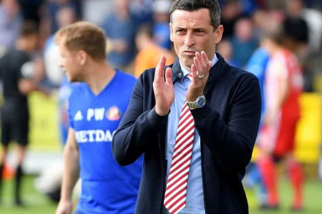 Sunderland manager Jack Ross.