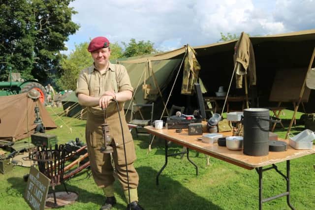 Military encampments will be welcoming visitors on the Events Field.