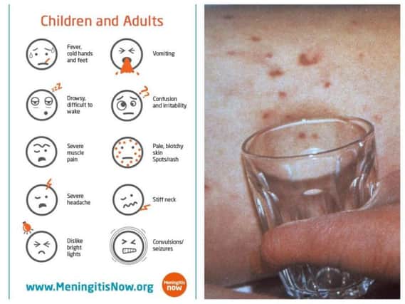 Do you know the symptoms of meningitis?
