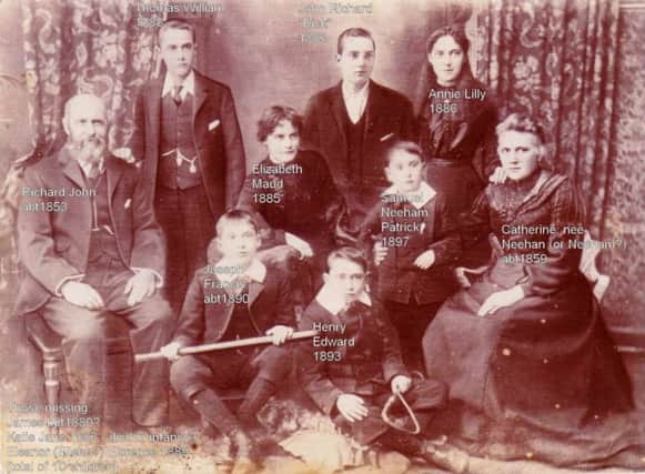 All  the family together with Henry Edward Clark featured front, centre, seated.