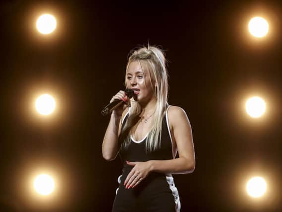 Molly Scott wowed in The X Factor at the weekend. Picture: Thames/Syco