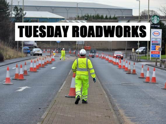 Sunderland roadworks include the following: