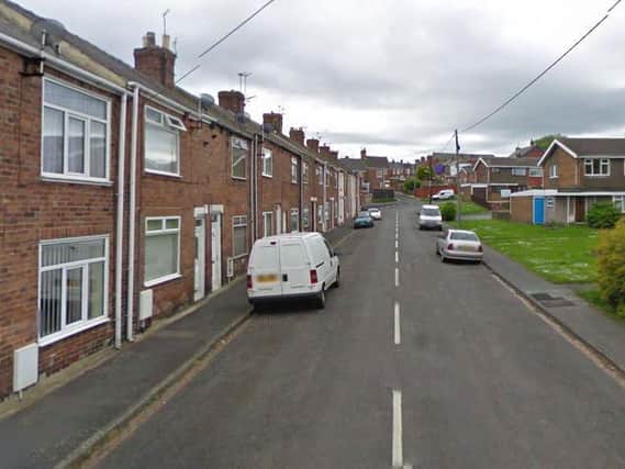 The incident happened in Gregson Street, Sacriston. Pic: Google Maps.