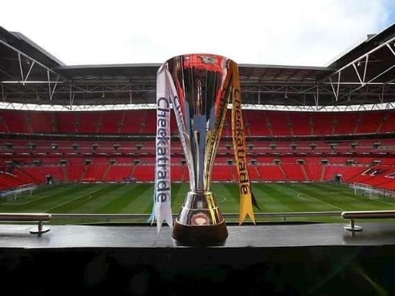Photo of Checkatrade Trophy at Wembley.