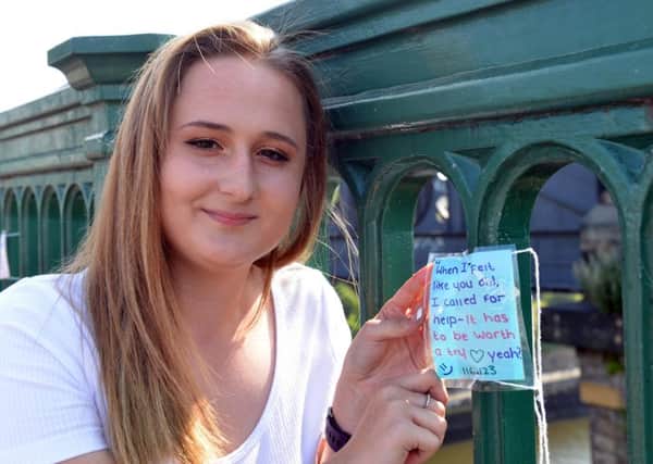 A statue of Paige Hunter is set to be unveiled this week in recognition of the notes she left on the Wearmouth Bridge.