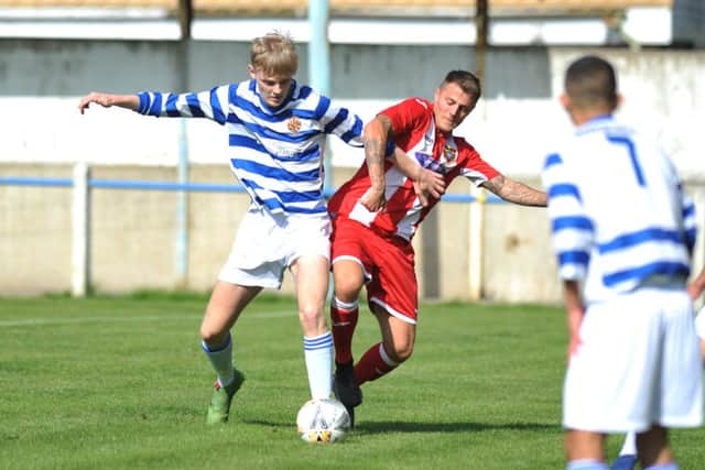 Chester-le-Street (hoops) are back in league action after FA Vase tie against Ryhope.