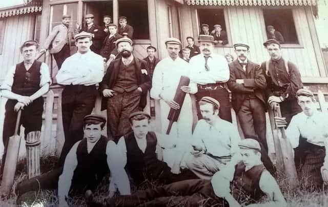 Seaham Harbour Cricket Club pictured around 1890.