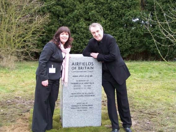 Kenneth Bannerman, founder of ABCT pictured with trustee Lynda Coxon. Picture credit: ABCT