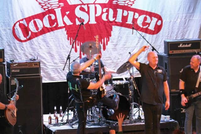 Cock Sparrer still headline festivals and pack out venues wherever they play. Pic: Norman Sansom.