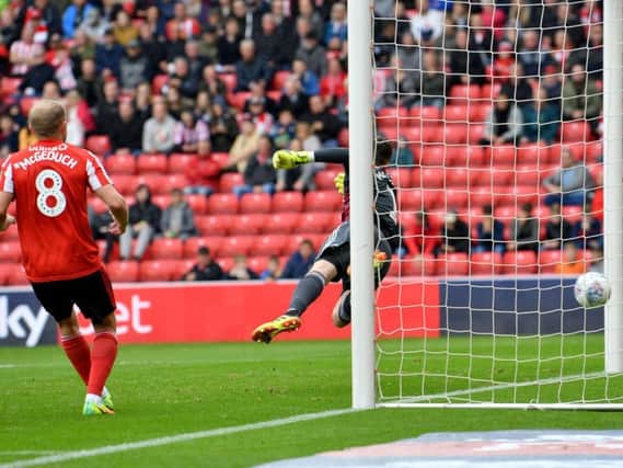 Sunderland fell behind for the fifth time this season against Fleetwood Town
