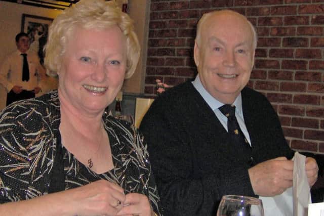 Linda Hall with late husband Bob.