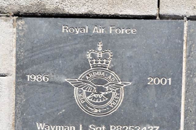 Ian Wayman's stone on the Veterans' Walk