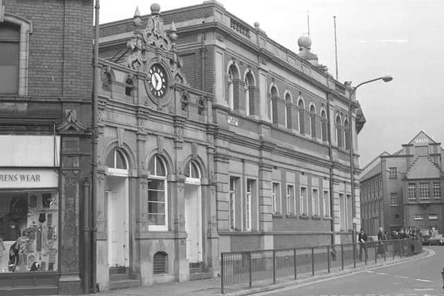 Sunderland's High Street baths which were being considered for closure in 1975.