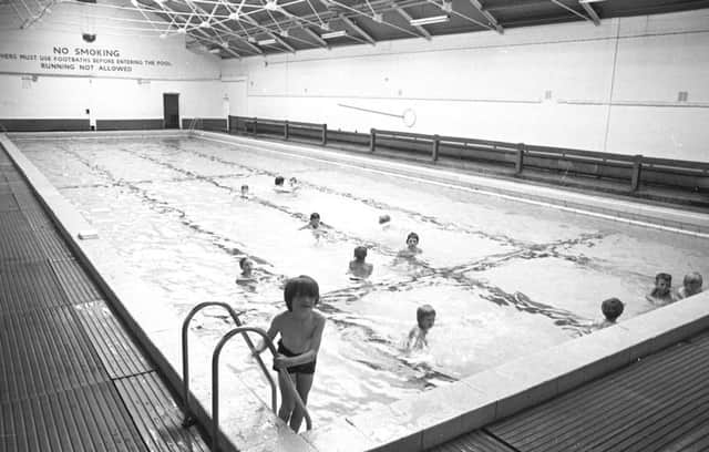 The baths were facing an uncertain future in 1975.