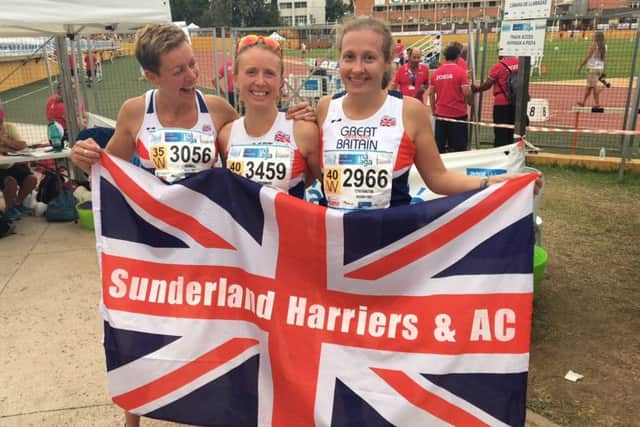 Left to right: Vicky Haswell, Nikki Woodward and Jacqueline Etherington.