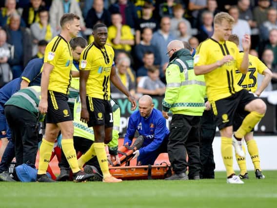 Charlie Wyke looked to have suffered a serious injury on Saturday