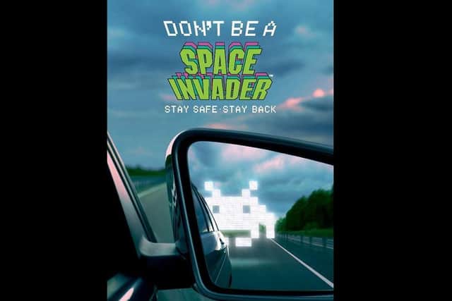 The Space Invader game has been used as part of the safety campaign.