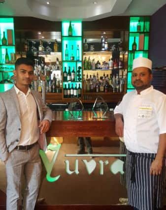 Sunderland Curry House of the Year winner Yuvraaj.
Owner Monie Hussain and chef Aklak Hussain.