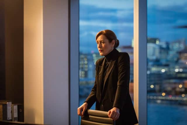 Gina McKee in character as Commander Anne Sampson in pictures from the finale of BBC One drama Bodyguard.  Photo credit: Sophie Mutevelian/World Productions/BBC/PA Wire.