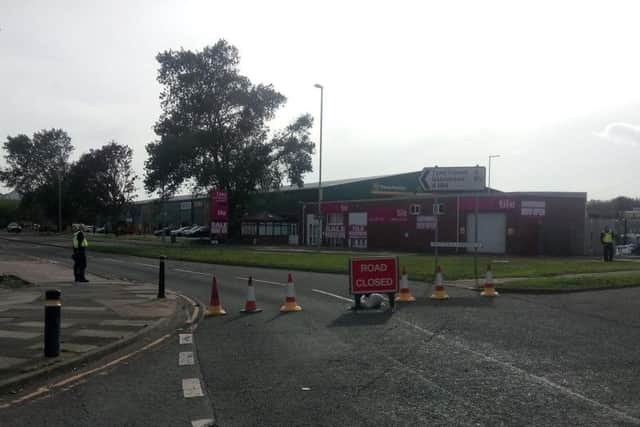 Western Approach in South Shields is currently closed