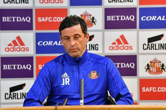Sunderland manager Jack Ross.