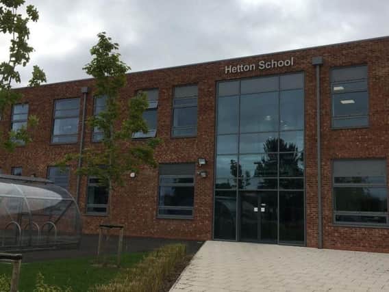 Hetton School has issued a statement after the video involving some of its students was posted on Facebook.