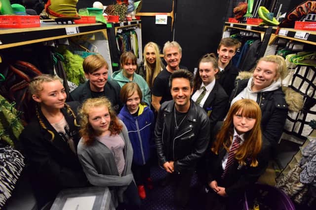 Sunderland Empire anti-bullying project with Creative Learning teams and Wicked production show and students from the Fusion Project