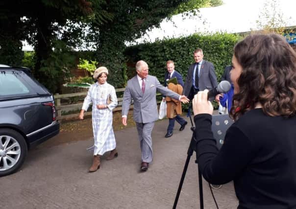 Lottie performs for Prince Charles