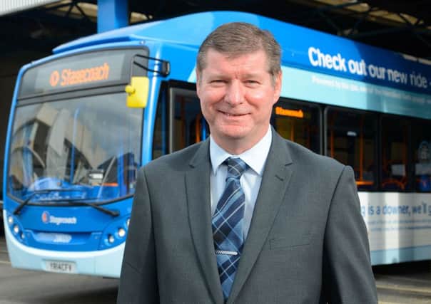 Malcolm Bell, Operations Manager at Stagecoach North East's Sunderland depot.