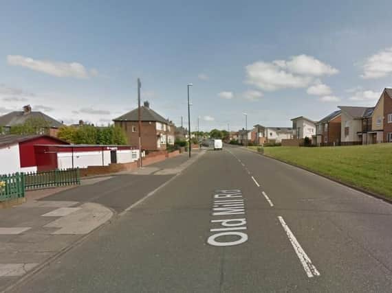 Old Mill Road in Southwick, Sunderland. Copyright Google Maps.