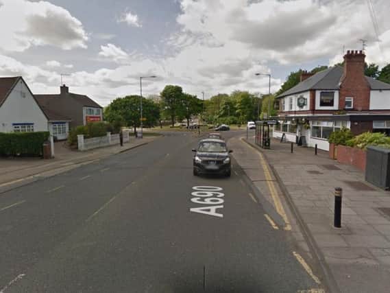 The child was hit by a car on Durham Road. Picture credit: Google