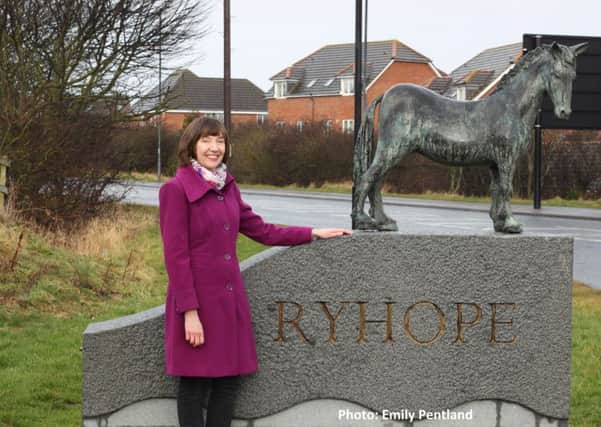 Glenda Young has set her story in her home village of Ryhope. Photo by Emily Pentland.