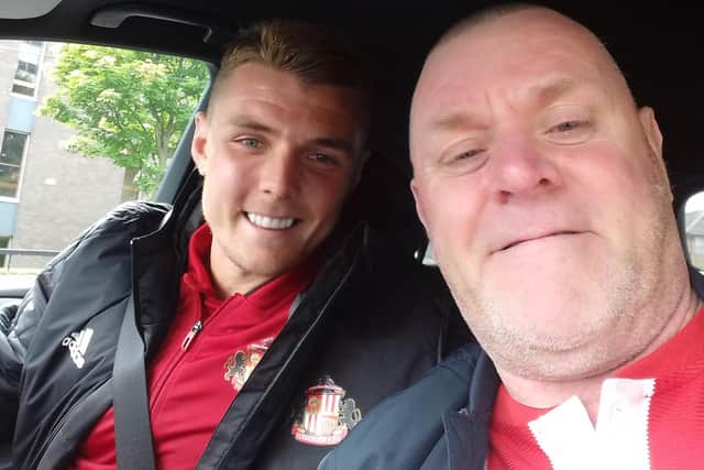 Max Power gave this Sunderland supporter a lift to the Stadium of Light