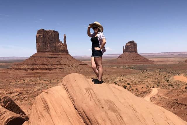 Victoria Birbeck at Monument Valley, Utah.
