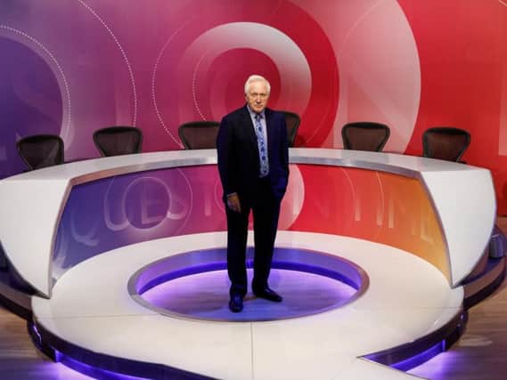 Question Time host David Dimbleby.