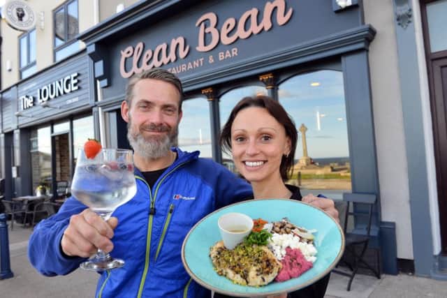 Clean Bean, new clean eating bar and restaurant in Seaham. Owners Paul and Linda Barron