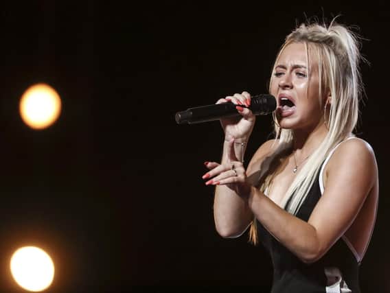 Molly Scott, 16, from Easington, is one stage away from the judges' houses Pic: Thames/Syco.