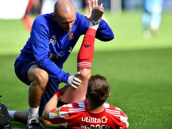 Sunderland suffered a number of injury concerns at the Ricoh Arena