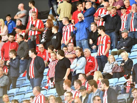 Almost 5,000 Sunderland fans made the trip to Coventry